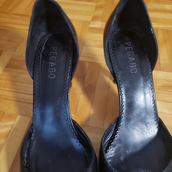 Black Pegabo Heels SZ 8 - Picture 4 of 6